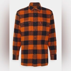Levi's Men's LS Flannel Shirt Size M.  ALBANY  PICANTE.